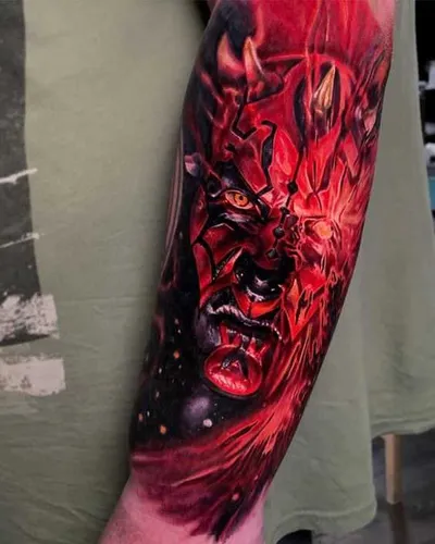Cool Star Wars Tattoo  Darth