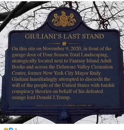 Funny Total Landscaping Memes  Giuliani's Last Stand