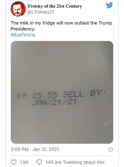 Trump Last Day Memes  Milk Outlast