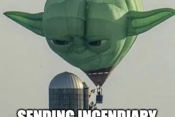 Hamas Sends Balloon With Explosives To Israel Meme