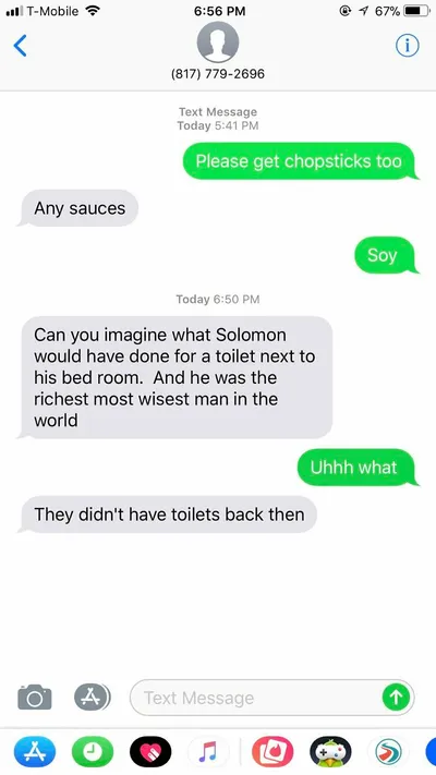 30 Hilariously Unhinged Text Conversations With Food Delivery Drivers