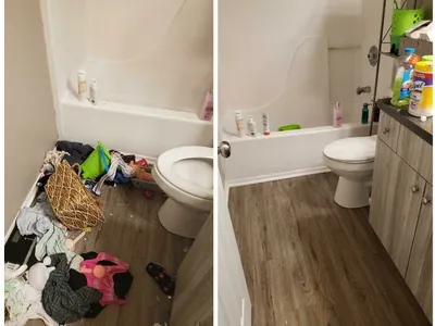 30 Oddly Satisfying Pics Of Spaces Before And After Being Cleaned