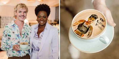 This Barista Is Painting Portraits Of Celebrities In Cafe And Surprises Them 64A54Ee12A8F1 880