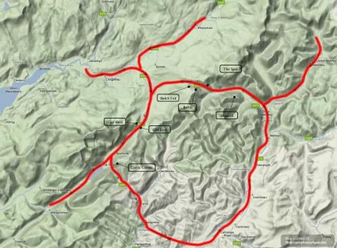 Map Of The Mach Loop