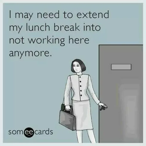 Lunchbreak Notworking