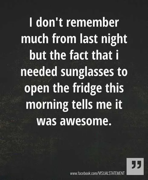 Hangover Fridge