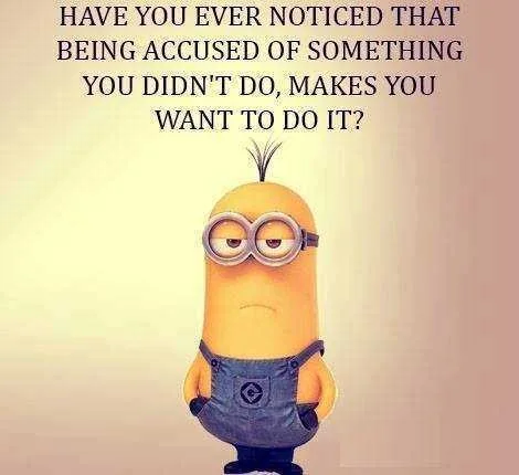 Minion Accusedofcheating