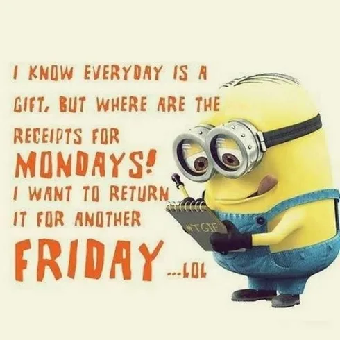 Minion Thursdayreceipts