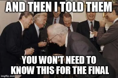 Finals Evil Laugh