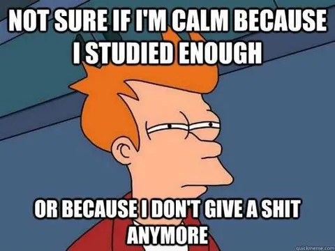 Funny College Finals Week Meme