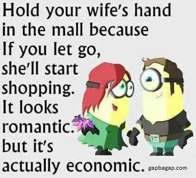 Snappy Funny Memes Hold Your Wife's Hand In The Mall