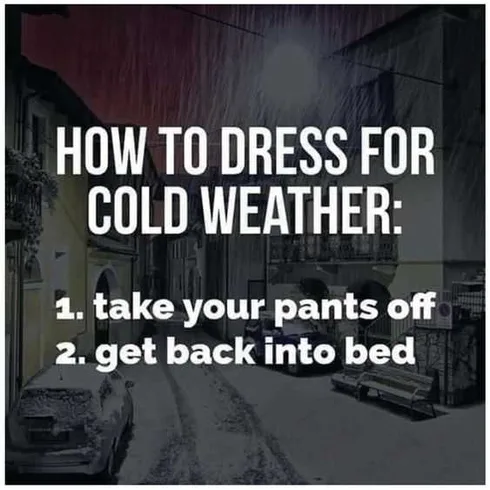 Funny Cold Bed