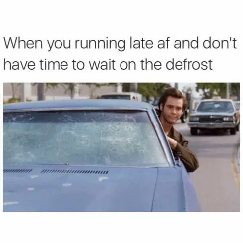 Funny Defrost Wait