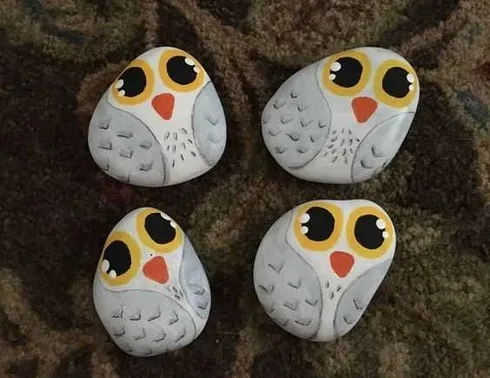 Painted Rock Idea Easy Hedwigs