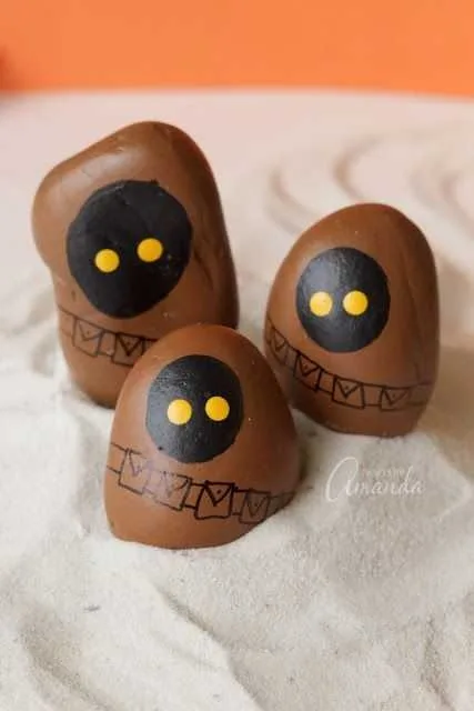 Painted Rock Idea Easy Jawas