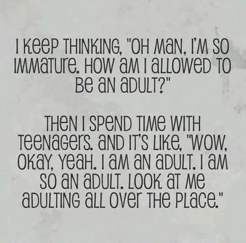 Adulting Memes Immature