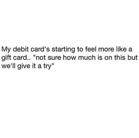 Being An Adult Memes Debit Card