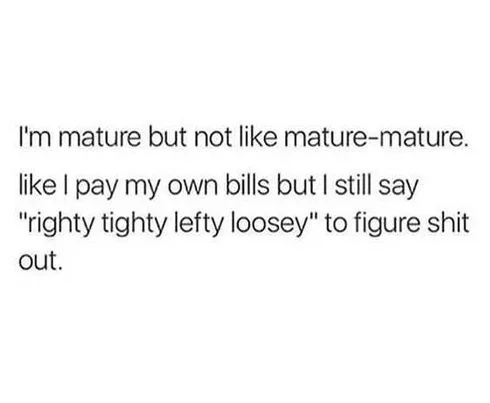 Being An Adult Memes Mature