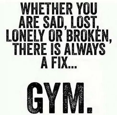 Inspirational Gym Day Quotes Gym Is A Fix