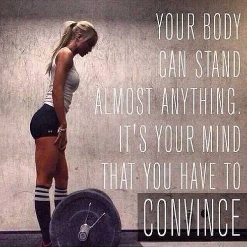 Gym Day Quotes Body Can Stand Almost Anything