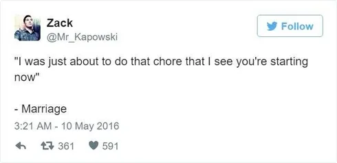 Funny Marriage Memes Chores
