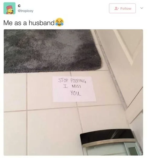 Hilarious Marriage Meme Toilet Notes
