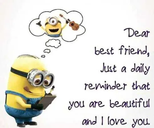 Minion Quote Dear Best Friend