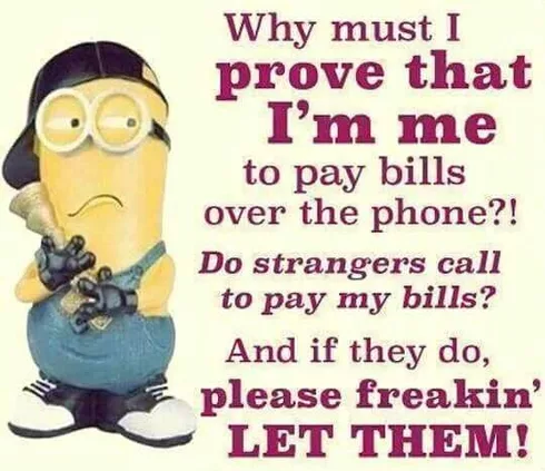Minion Pay Bills