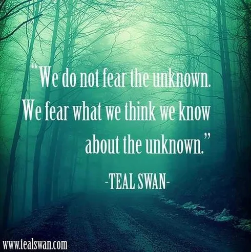 Worthy Inspirational Quotes We Fear Unknown