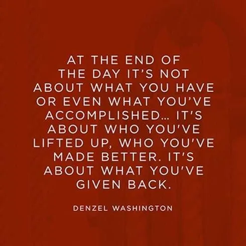 Worthy Inspirational Quotes What Have You Given Back