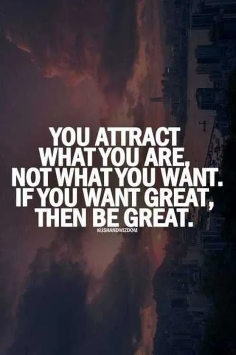 Worthy Inspirational Quotes You Attract What You Are