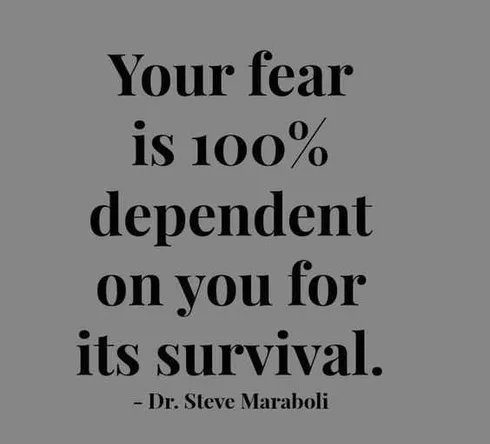 Worthy Inspirational Quotes Fear Dependent