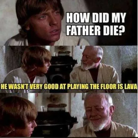 Star Wars Memes Floor Is Lava