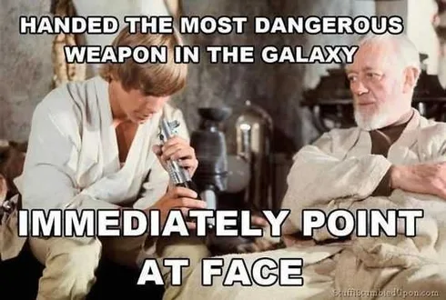 Funny Star Wars Memes Young Skywalker
