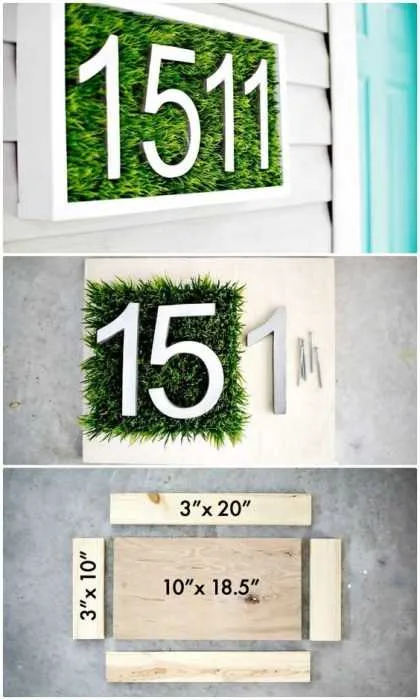 Easy Diy Spring Project Live House Number Display