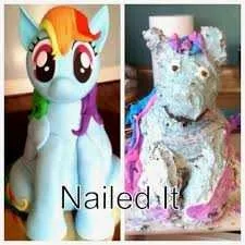 Funny Cake Fail Rainbow