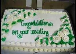 Funny Cake Fail Wedding Cake?