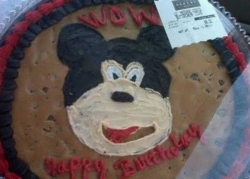 Funny Cake Fail Is That Mickey