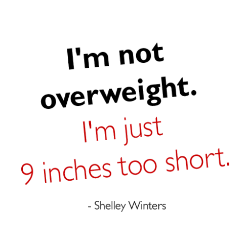 Funny Food Quotes Overweight