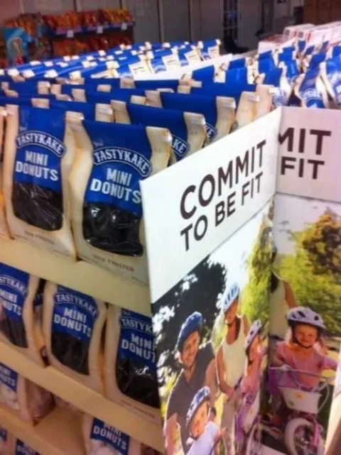 Funny Sign Placement Meme That's Why They're Mini Donuts