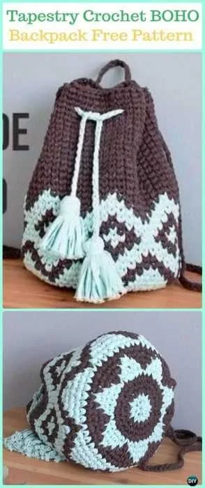 Funny Crochet Patterns Back Pack