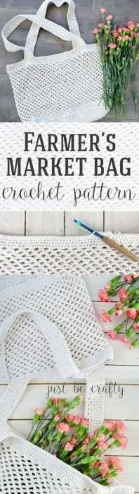 Funny Crochet Project Farmers Market Bag