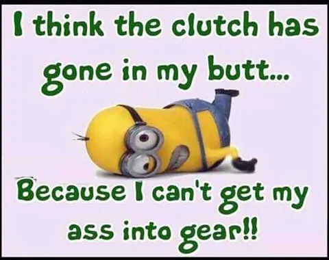 Funny Minion Pictures With Sayings Clutch In Butt