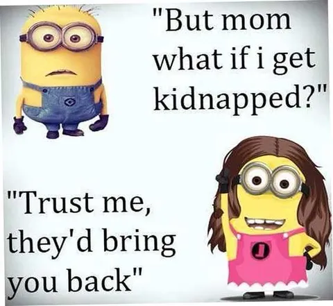 Funny Minion Pictures With Sayings Kidnapped