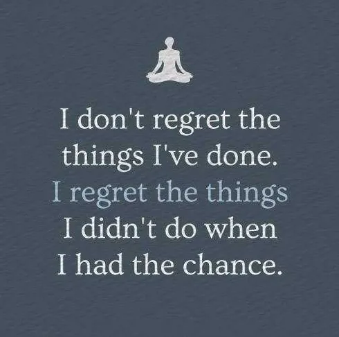 Inspirational Quotes About Yourself Regret