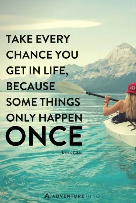 Inspirational Quotes About Yourself Chances