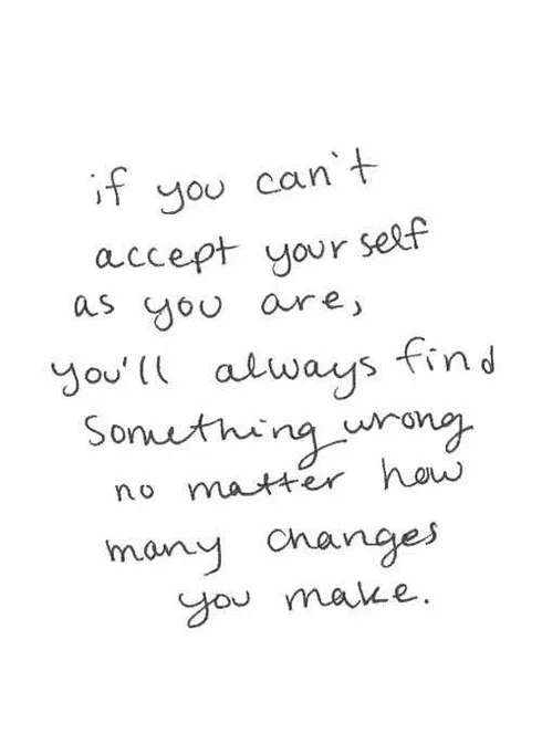 Quote Accept Your Self