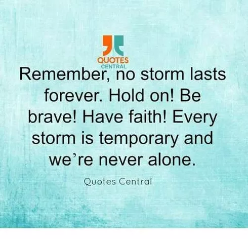 Quote No Storm Lasts