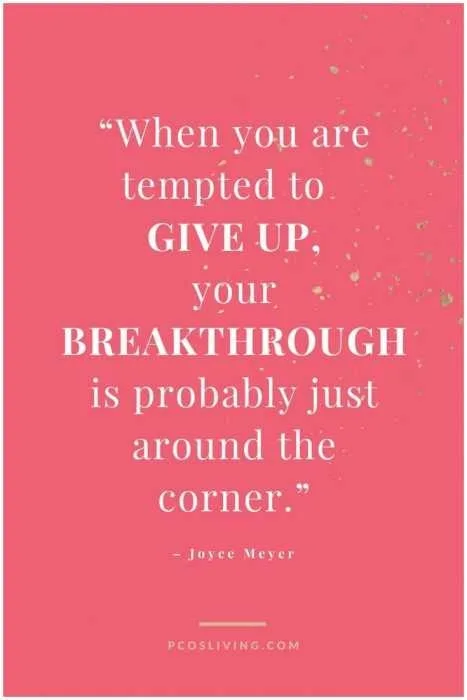 Quote Breakthrough Around Corner