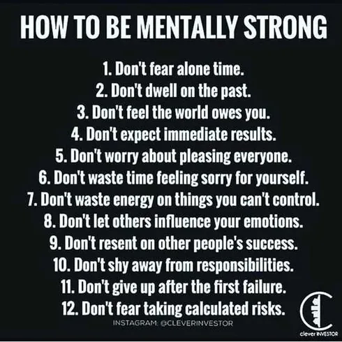 Quote How To Be Mentally Strong